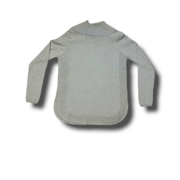 S𝅺titch Fix | Lety & Me‎ Ece Cowl Neck Curved Hern Grey Pullover Size XS NEW - Picture 2 of 4